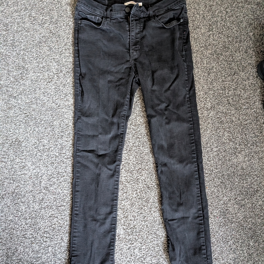 Levi's Black Skinny Jeans Modern Stretch Denim